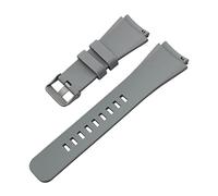 NLNKDTDPAK Silicona de goma de silicona rápida Fundador Wander CrewMaster Grant Marshal Explorist Strap Strap Strap Strap Fit for fossil Q(Gray)