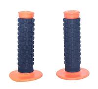 NLNPFGHVZY Cinta De Manillar Antideslizante Empuñadura Izquierda/derecha Para Motocicleta Empuñaduras De Goma 7/8 "para Manillar Almohada Mx Acelerador Barra 22mm(Orange)