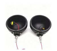 NLNPFGHVZY Faros Antiniebla Moto Para Softail Springer Heritage Classic FLSTC Para Touring 1 Par 30W 4.5 "motocicleta LED Antiniebla Que Pasa Luz Auxiliar Impermeable(Black Housing)