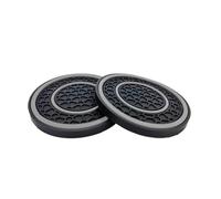 NLNPFGHVZY Organizador Consola Central para Bebidas para Tesla para SUV Sedan Estera De Goma Portabotellas Posavasos Almohadilla Antideslizante para Taza Agua Coche 2 Uds(Two Shades of Gray)