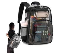 NLONLL Mochila Transparente Plástica Mochila Escolar PVC Resistente al Agua Bolso Escolar Transparente Mujer Trabajo Mochila de Moda para Trabajar Escuela Estadio Supermercado Gimnasio Piscina Playa