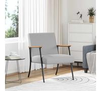 NLQMSU Sillón Gris Nube Tela aterciopelada Marco Acero | Diseño ergonómico, asiento acolchado, respaldo apoyado, uso versátil, limpieza profesional aconsejable