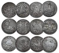 NLR 12 constelación de Monedas conmemorativas Aries/Tauro/Géminis/Cáncer/Leo/Virgo/Libra/escorpión/Sagitario/Capricornio/Acuario/Piscis Recuerdo Artes Colección(Todas Las 12 Constelaciones)