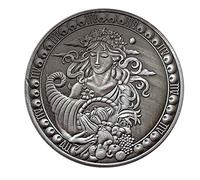 NLR 12 constelación de Monedas conmemorativas Aries/Tauro/Géminis/Cáncer/Leo/Virgo/Libra/escorpión/Sagitario/Capricornio/Acuario/Piscis Recuerdo Artes Colección-1 PC (Virgo)