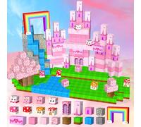NlsqEU Bloques de Construcción Magnéticos, 120 Piezas Magnetic Blocks, Magneticas Niños Bloques Magneticos Construccion Bloques Construccion Unicornio Juguete Unicornio Regalo para Niños