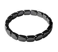 Nlsqw Pulsera de hematita para hombre, pulsera de hematita, recupera tu confianza y motivación Be Focused Strong Ready to Take on Anything, regalo para papá, marido, novio
