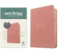 NLT Compact Bible, Filament Edition, Pink, Red Letter: New Living Translation, Holy Dusty Pink, Red Letter, Leatherlike, Compact, Filament-enabled Edition, With Ribbon Marker