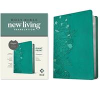 NLT Compact Giant Print Bible, Filament-Enabled Edition (Leatherlike, Peony Rich Teal, Red Letter): New Living Translation, Peony Rich Teal Leatherlike, Giant Print, Filament Enabled