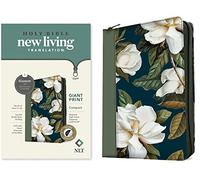 NLT Compact Giant Print Zipper Bible, Filament-Enabled Edition (Leatherlike, Magnolia Sage Green, Indexed, Red Letter): New Living Translation, Magnolia Sage Green, Leatherlike, Zipper, Giant Print