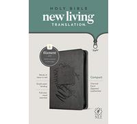 NLT Compact Zipper Bible, Filament-Enabled Edition: Charcoal