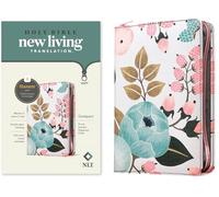 NLT Compact Zipper Bible, Filament-Enabled Edition: Floral
