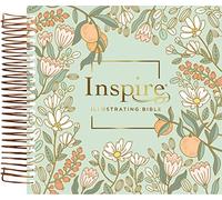 NLT Dayspring Inspire Illustrating Bible (Spiral Bound, Mint Floral Garden, Filament Enabled): New Living Translation, Mint Floral Garden, Filament Coloring Journal Bible