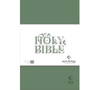 NLT Holy Bible, Sage Green Flexiback, Leather-Feel, Debossed Detailing, British Text, NLT New Living Translation, Flexiback, Standard size: New Living ... Version in Green Soft-tone Flexiback Binding