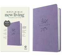 NLT Large Print Premium Value Thinline Bible: New Living Translation, Lavender Song, Leatherlike, Large Print, Thinline, Life Application Life Topics Index