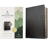 NLT Life Application Study Bible, Third Edition, Black: New Living Translation, Black, Bonded Leather, Life Application Study, Personal Size, Indexed, Red Letter