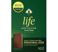 NLT Life Application Study Bible, Third Edition, Brown: New Living Translation, Brown & Mahogany, Leatherlike, Personal Size