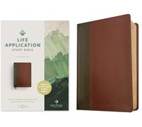 NLT Life Application Study Bible, Third Edition: New Living Translation, Brown & Tan, Leatherlike, Red Letter