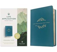 NLT Life Application Study Bible, Third Edition, Teal: New Living Translation, Teal Blue, Leatherlike, Life Application Study Bible, Personal Size, Red Letter