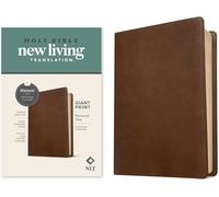 NLT Personal Size Giant Print Bible, Filament Edition, Brown: New Living Translation, Rustic Brown, Leatherlike, Personal Size, Giant Print