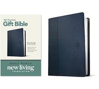 NLT Premium Gift Bible, Blue, Red Letter