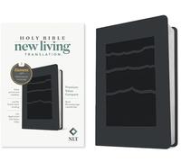 NLT Premium Value Compact Bible, Filament Enabled (Leatherlike, Black Mountainscape)