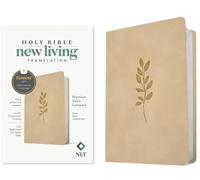 NLT Premium Value Compact Bible, Filament Enabled (Leatherlike, Ivory Vine)