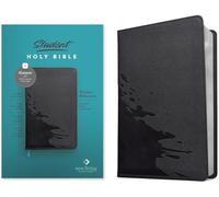 NLT Student Bible, Thinline Reference, Filament-Enabled Edition (Leatherlike, Overflow Black, Red Letter): New Living Translation, Overflow Black, Reference, Filament-enabled Edition, Red Letter