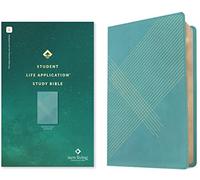 NLT Student Life Application Study Bible (Leatherlike, Teal Blue Striped, Red Letter, Filament Enabled): New Living Translation, Teal Blue Striped, Leatherlike, Filament Enabled Edition, Red Letter