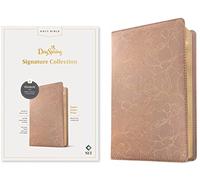 NLT Super Giant Print Bible, Dayspring Signature Collection, Filament Enabled (Leatherlike, Blush Floral, Red Letter): DaySpring Signature Collection