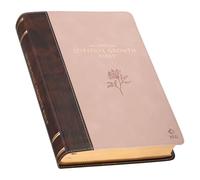 Nlt, the Spiritual Growth Bible (Faux Leather, Two-Tone Pink and Brown)
