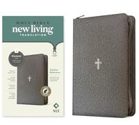 NLT Thinline Reference Zipper Bible, Filament Enabled