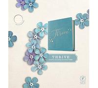 NLT Thrive Creative Journaling Devotional Bible (Hardcover Leatherlike, Teal Blue with Rose Gold): New Living Translation, Teal Blue With Rose Gold, ... A Journaling Devotional Bible for Women