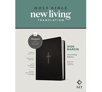 NLT Wide Margin Bible, Filament-Enabled Edition (Hardcover Leatherlike, Black Cross, Red Letter): Nlt Wide Margin, Filament Enabled, Black Cross Leatherlike, Journaling Edition