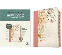 NLT Wide Margin Bible, Filament-Enabled Edition (Leatherlike, Dusty Pink Blossoms, Indexed): New Living Translation, Dusty Pink Blossoms, Filament, Wide Margin Bible