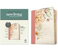 NLT Wide Margin Bible, Filament-Enabled Edition (Leatherlike, Dusty Pink Blossoms, Red Letter): New Living Translation, Dusty Pink Blossoms, ... Bible Text, Full-Color Visual Overview