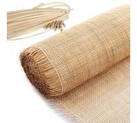 NLUMEC Rollo de Correas de Ratán, 45cm de Ancho Ratan Natural Rollo por Metros, Rejilla Mimbre para Muebles para Silla Gabinete Decoración del Hogar(40x100cm)