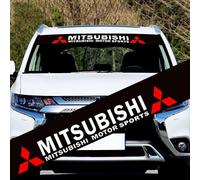 nlwopf Delantera Coche Parabrisas Pegatina, para Mitsubishi Eclipse/Eclipse Cross /L200 /Outlander/Pajero, Decoración Estilo Etiqueta Autos Decoracion Calcomanias