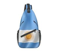 NLWQEKV Argentina Sling Bag, Bandera Argentina Crossbody Sling Mochila Hombro Cofre Bolsa Viaje Senderismo Mochila