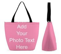 NLWQEKV Bolso de Mano Personalizado para Mujer, Bolso de Compras y Hombro, para Viaje, Negocios, Comestibles y Regalos