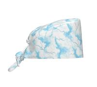 NLWQEKV Casquette de Travail Ajustable Bleu Ciel Éclair