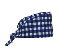 NLWQEKV Casquette de Travail Ajustable Bleu Marine à Carreaux (4)