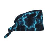 NLWQEKV Casquette de Travail Ajustable, éclair Bleu