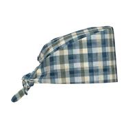NLWQEKV Casquette de Travail de nettoyage pour Femmes et Hommes, Motif Bleu poussiéreux (2)