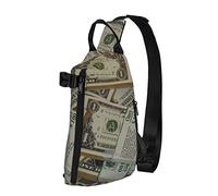 NLWQEKV Crossbody Sling Backpack Seeing Eye Pyramid Dollar Travel Senderismo Chest Daypack One Strap Shoulder Bag
