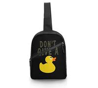 NLWQEKV Don't Give Duck Sling Bag Crossbody Shoulder Travel Chest Mochila Mochila plegable para compras deportivas Senderismo