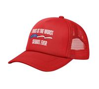 NLWQEKV Esta es la Peor secuela de la Historia. Gorra de béisbol Ajustable con Malla.