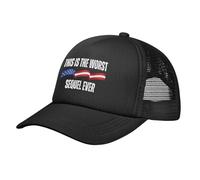 NLWQEKV Esta es la Peor secuela de la Historia. Gorra de béisbol Ajustable con Malla.