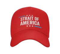 NLWQEKV Estrecho de América EST.2026 Gorras No Más Estrecho de Ormuz Gorra de Béisbol