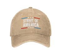 NLWQEKV Estrecho de América EST.2026 Sombrero No Más Gorra de Algodón del Estrecho de Ormuz