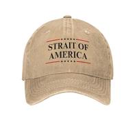 NLWQEKV Estrecho de América EST.2026 Sombrero No Más Gorra de Algodón del Estrecho de Ormuz